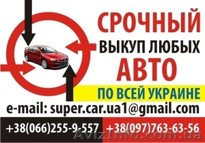 Срочный выкуп любых авто по Украине #1173665