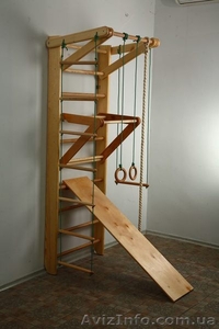 Деревянный спортивный комплекс полная комплектация #1170810