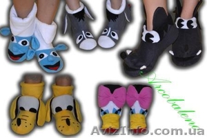 Домашние комнатные тапочки сапожки оптом #1178625