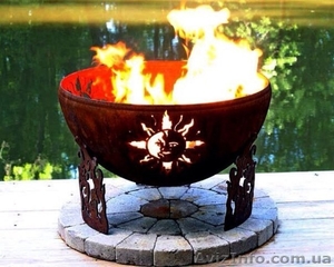 Очаг уличный,  декоративный. Мангалы,  тандыр,  гриль,  барбекю,  печи,  камины,  копти #1178889