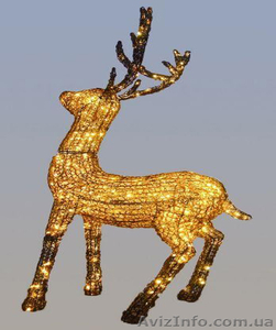 Олень новогодний светящиеся,  купить светодиодное дерево #1169949