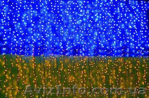 Новогоднее освещение (Флаг Украины) #1174293