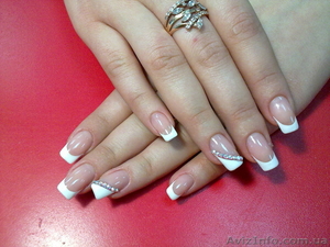 Наращивание гелевых ногтей, шеллак #1185266