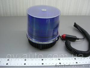 Проблесковый маячок (колпак) , стробоскоп,  (мигалка), LTE1-18 синий #1186357