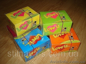 Что подарить на праздник? Жевательная резинка Love is. Сюрприз любимой  #1190111