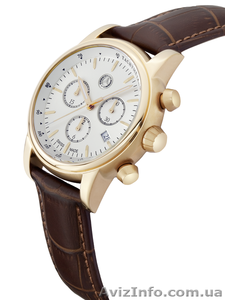 Хронограф Mercedes-Benz Mens Chronograph Retro Gold #1196843