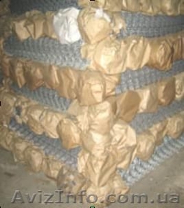 Сетка рабица с черной и оцинкованой проволоки #1192466