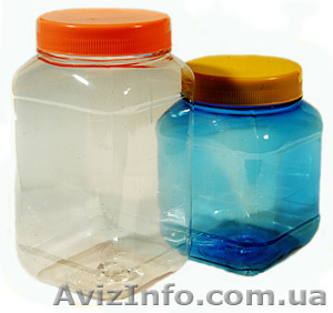 Банка  квадратная  ПЭТ 450 650 мл. #1189236