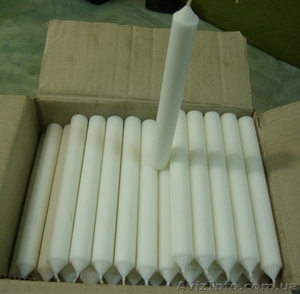 Свечи столовые белые #1193116