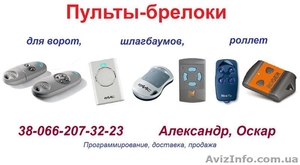 Пульты для ворот,  шлагбаумов. CAME,  NICE,  FAAC,  ROGER,  DOORHAN,  GANT #1187775