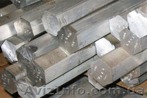 Шестигранник из нержавеющего металла сечение от 8 до 48 мм #1192188