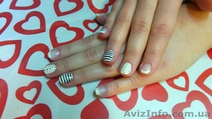 маникюр и педикюр. Наращивание Гель-Лак #1209844