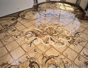 Покрытие паркета маслом,  воском,  лакирование пола,  тонировка паркета  #1198702