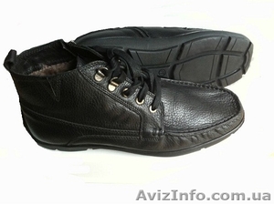 Комфортные ботинки мужские кожаные зимние. Качество. Низкие цены. #1206448