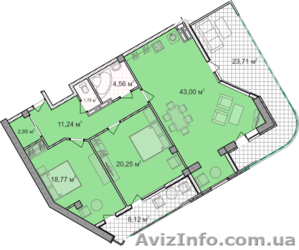 Купить квартиру в Крыму. Продажа квартир Крым  #1199954