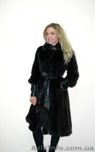 шуба с «английским» воротником под горло #1210739