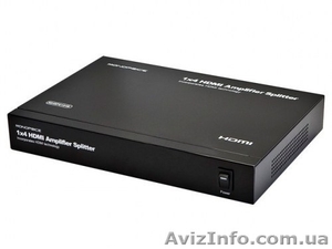 Сплиттер 1x4 HDMI (Splitter) усилитель распределитель HDMI сигнала на 50 метров  #1200546