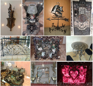 ХУДОЖЕСТВЕННАЯ КОВКА - ворота,  перила #1209093