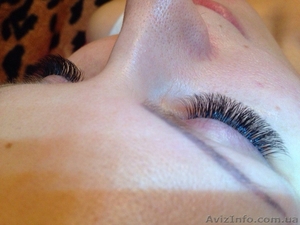 Наращивание норковых ресниц на дому! #371219
