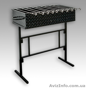 Мангал кованый передвижной для дачи  #1210887