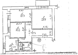 3-х комнатная квартира, Житомир #1211872