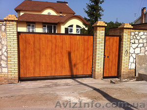 Откатные (сдвижные) ворота Севастополь. #1207637