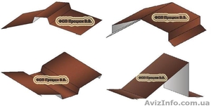 Конек,  ендова,  снегозадержатель (снегобарьер,  снегоупор,  снегорез) #272098