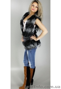 Жилет Джулия пряжка цвет Чернобурка № 44 #1222482