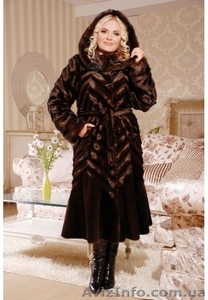 Шуба Анастасия (коричневый) #1222355