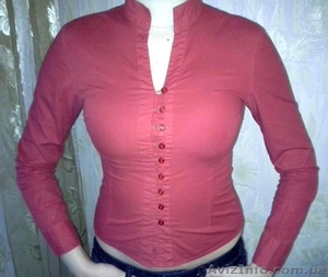 Стильная рубашка! Приятного красного цвета. #1212256