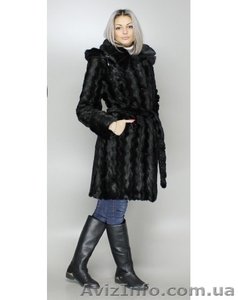 Шуба Марселла (Черная норка № 14) #1222531