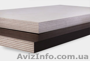 Фанера влагостойкая,  ламинированная,  бакелитовая,  водостойкая. #1222000