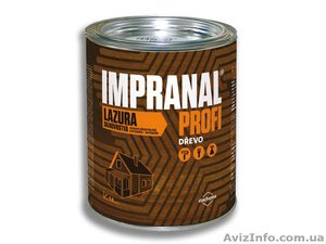 Чешский стойкий лак-лазурь для дерева Impranal Profi на водной основе. #1129079