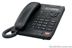 Продам новый проводной телефон Panasonic KX-TS2570UAB Black #1214661