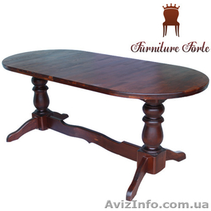 Купить деревянный обеденный стол,  Стол Аврора Сплошной  #1212869