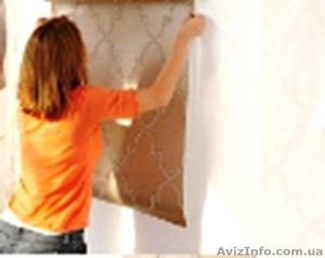 Поклейка обоев цена Киев  #1236429