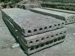 Плиты перекрытия ж/б многопустотные #1240272