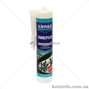 Герметик KRASS силикон универсальный,  300 мл. #1229806
