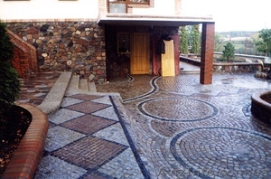 Пилено-колотая брусчатка #1229869