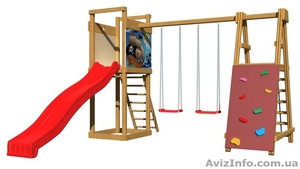Детские игровые площадки из дерева SB-6 #1240667