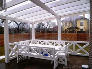 Прозрачные окна,  шторы,  завесы из ПВХ ткани  #1241464