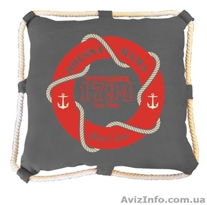 Декоративные подушки в морском стиле #1235895