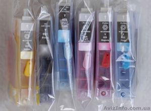 Перезаправляемые картриджи EPSON Т0821, Т0822, Т0823, Т0824, Т0825, Т0826 с чернилами #1249404