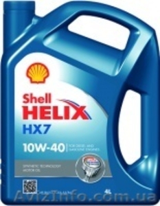 Масло моторное Shell Helix HX7 10w-40,  4л #1254677