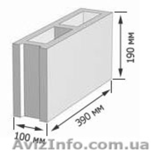 Перестеночные блоки Херсон Шлакоблок для перегородок #1247216