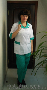 Медицинский костюм: брюки и блуза #1001781