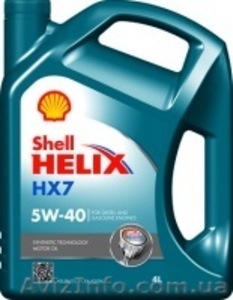Масло моторное Shell Helix HX7 5w-40,  4л #1254682