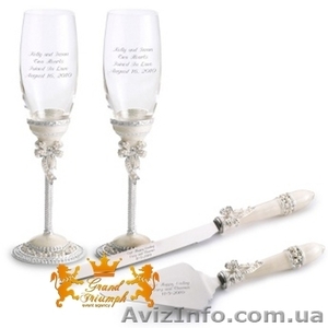 Свадебные аксессуары и бокалы из Европы #1257492