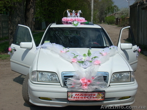 Авто на свадьбу белый мерседес #1246854