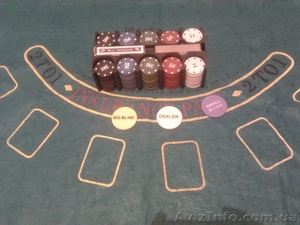 Покерный набор. Texas HOLD'EM POKER SET. 200 фишек #1245173